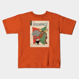 Bullwinkle Comic Book - Distressed, Retro, Authentic Kids T-Shirt